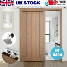 6FT Sliding Barn Wood Door