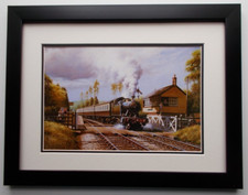 RAILWAY PRINT BY DON BRECKON FRAMED (A2)