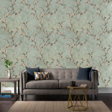 Lime Green Floral Wallpaper