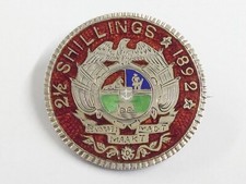 Antique Enameled Silver 2 1/2