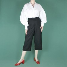 Vintage 90s pinstripe crop - 90s,