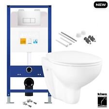 Wall Hung Toilet Pan & Seat