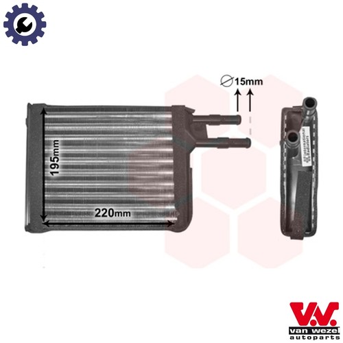 Heat exchanger interior - exchanger,
