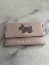 Radley Leather Card Business Card Wallet Pink