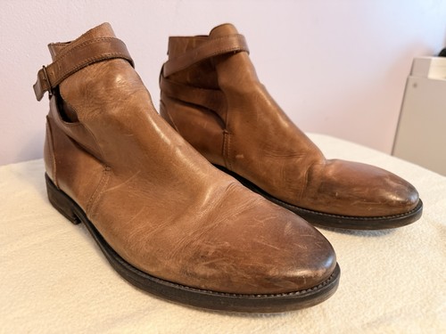 Poste brown genuine leather - poste,