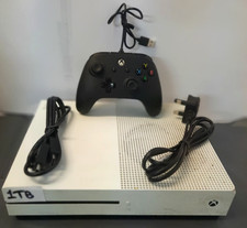 XBOX ONE S White Console 1TB Digital Only  +  wired controller - Fast Delivery