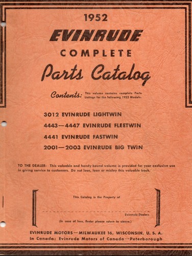 Original 1952 evinrude - 1952,