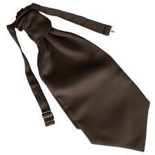 Men's Satin Wedding Ruche Cravats