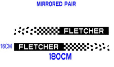 6ft Fletcher block side stripe