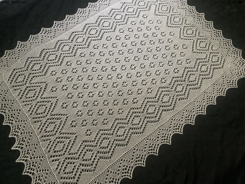 Hand knitted lace - hand,