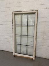 Reclaimed Old Leaded Light Panel Wooden Windows 545 x 1060mm