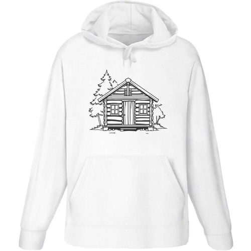 Log cabin adult - adult, hoodie