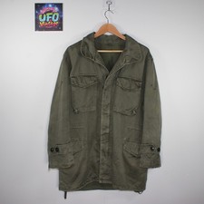 Greek Army Jacket M65 Olive Green Combat Vintage 1989 L/XL Tall Waterproof