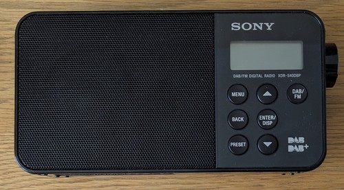 Sony xdr s40dbp - sony, dab/fm