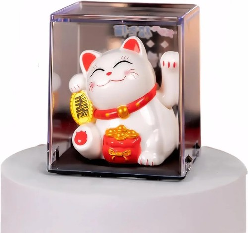 Solar powered chinese maneki - powered,