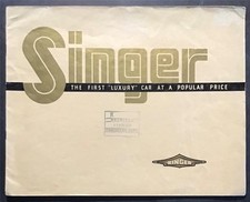 SINGER 9 10 & 12 Car Range