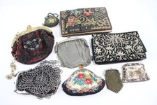Antique Vintage Purses Handbags Embroidery Chainmail Beadwork Collection