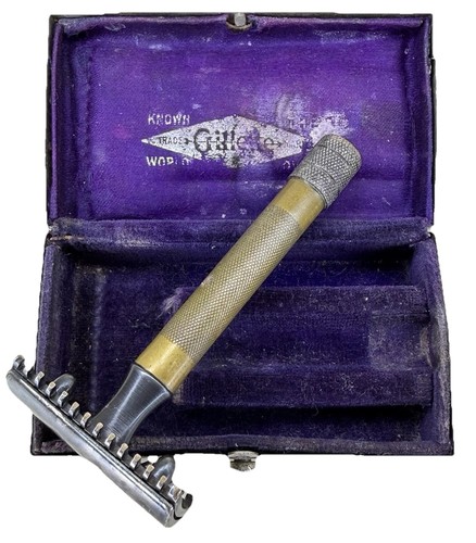 Vtg gillette old type piece - vtg,