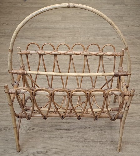 Vintage bamboo wicker rattan - vintage,