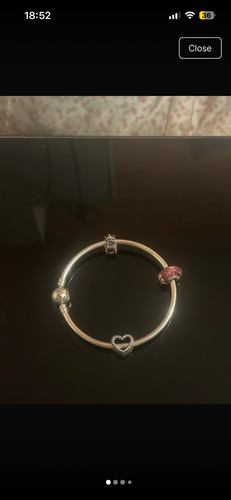 Pandora bracelet with - bracelet, 3x