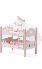 ROBOTIME Wooden Doll Bunk Bed