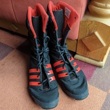 RARE ORIGINAL Adidas AdiPower Boxing Boots Size UK 10 Limited Edition