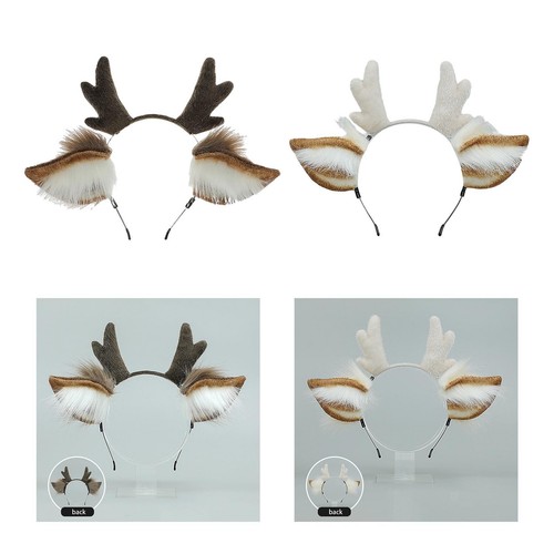 Deer antlers headband with - headband,