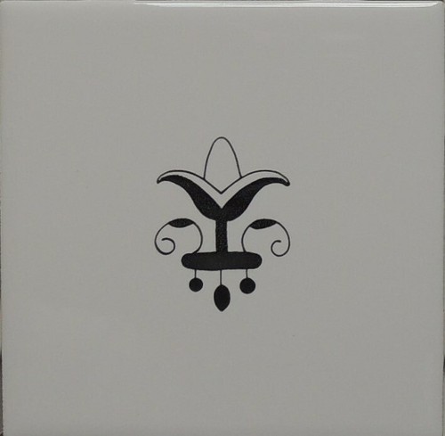 Black and white wall - white, tile