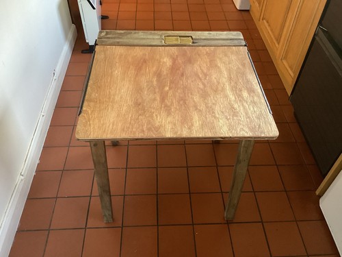 Vintage childs school desk - vintage,