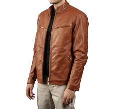 Men genuine lambskin leather - men's,