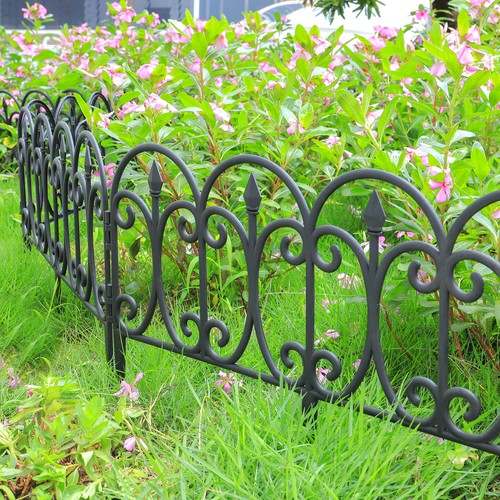 Flexible garden border fence - border,