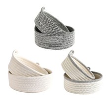 2pcs Woven Storage Baskets