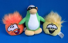 CLUB PENGUIN DIRECTOR AUNT ARCTIC plush ? PUFFLES YELLOW ORANGE soft toy DISNEY