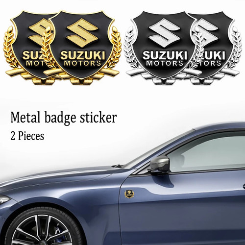 Metal badge styling decals - 3d,