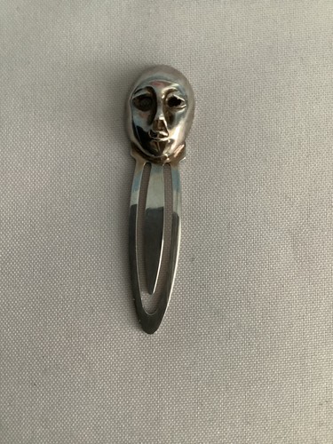 Italian silver 4cm bookmark - silver,