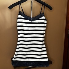 Express Y2K Lace Trim Cami
