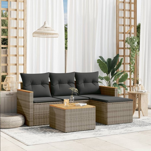 Garden sofa set grey - garden,