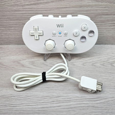 Official Nintendo Wii / Wii U Classic Wired Game Pad Controller White RVL-005