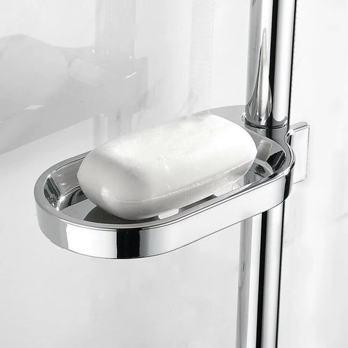 Silver soap dish for shower - silver,
