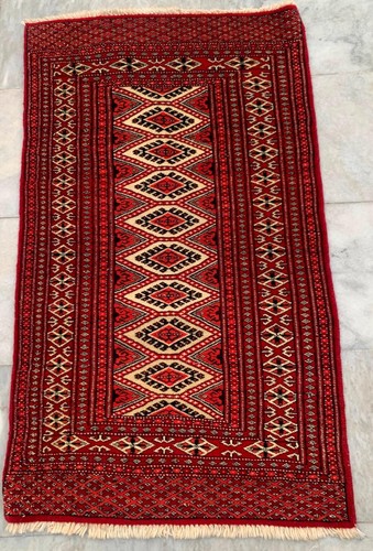 2x3 vintage afghan bokhara - 2x3, ft