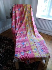 Vintage Indian Kantha Quilt