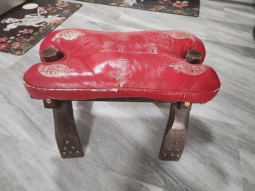 Moroccan camel stool - camel,