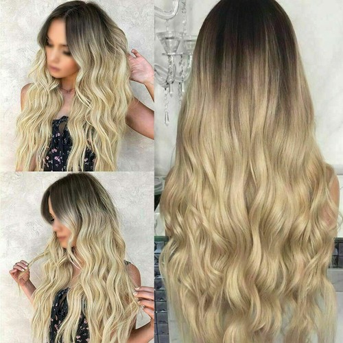 Women ombre blonde - 28", long
