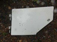 Caravan front gas locker door