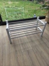 Ikea TJUSIG Shoe rack, white, 79x32x37 cm