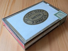 Vintage Wooden Cigar Box,  Soutar Temple Hall,25 Rubies Handmade In Jamaica,Empt