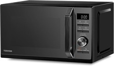 Black 20L Digital Microwave