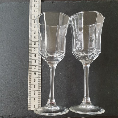 Vintage liqueur glasses pair - vintage,