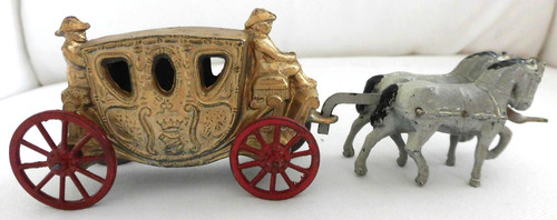 30s painted metal cast - , iron