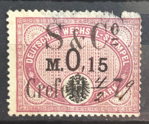 1879 german revenue stamp - german,